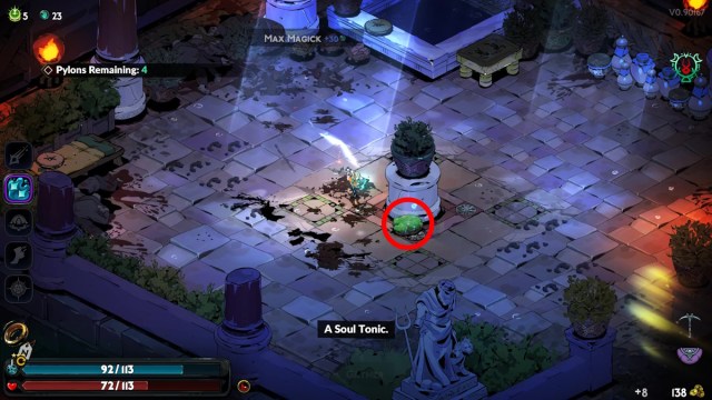 How to get Moss in Hades 2 - finding it on the ground in the city