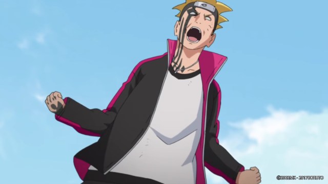 Boruto using his Karma