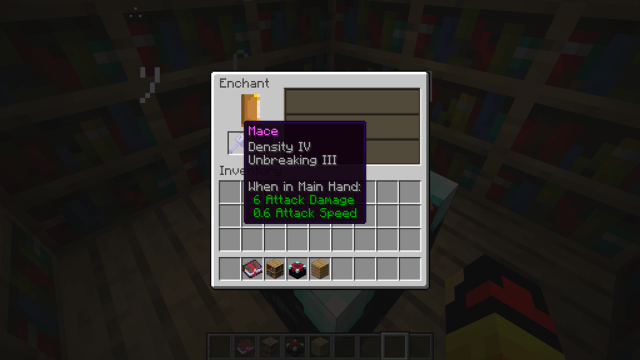 How to get the Density Enchantment