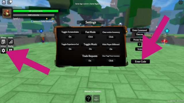 How to redeem codes in RE: XL