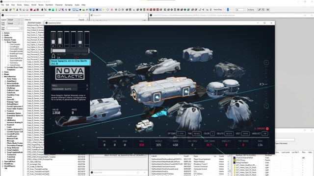 The Starfield Creation Kit UI