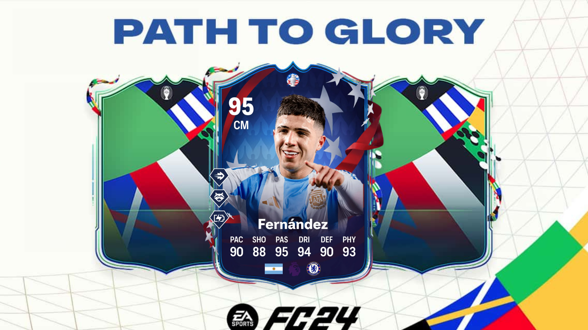 An image of Enzo Fernandez Path to Glory
