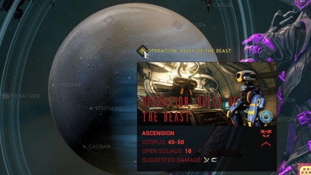 Warframe Ascension Mission