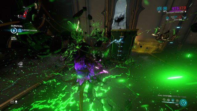 Warframe Nightwave suspend 5 enemies challenge