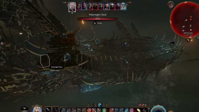 Baldur's Gate 3 Watertight chest containing the Intransigent Warhammer