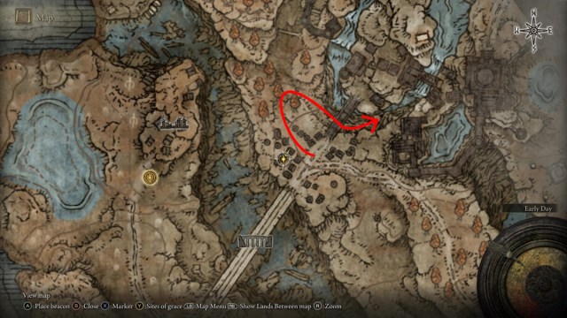 How to find Spelldrake Talisman +3 in Elden Ring: Shadow of the Erdree - path to the cliff 