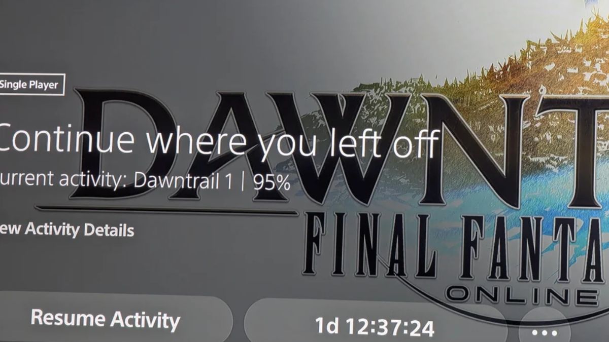 final fantasy xiv dawntrail ps5 early access error