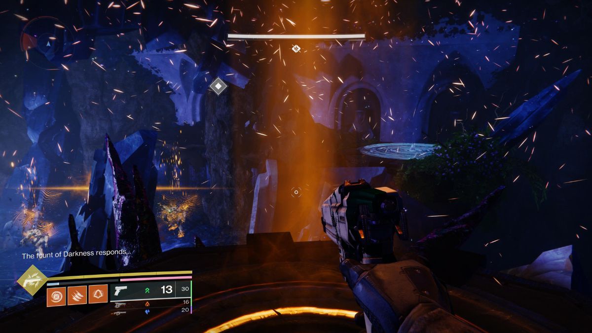 fount of darkness in cave destiny2 the final shape