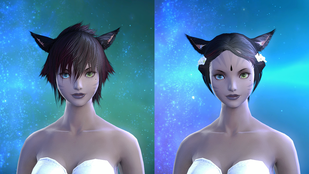 Hairstyles available from other sources in Final Fantasy XIV