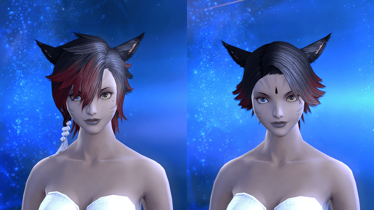 Hairstyles available through PvP in Final Fantasy XIV