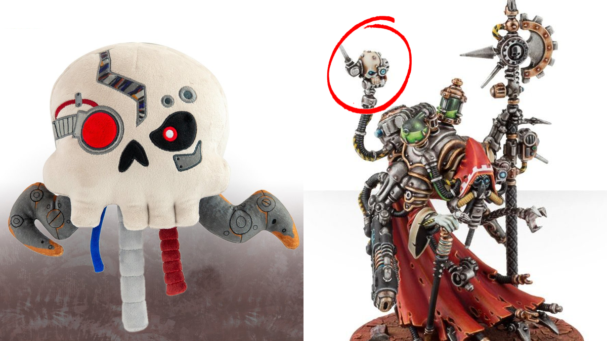 Servo Skull plush from Warhammer and Tomy