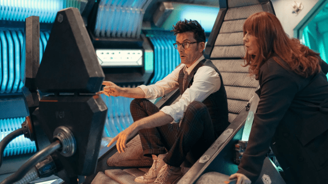 David Tennant and Catherine Tate in Wild Blue Yonder Doctor Who episode