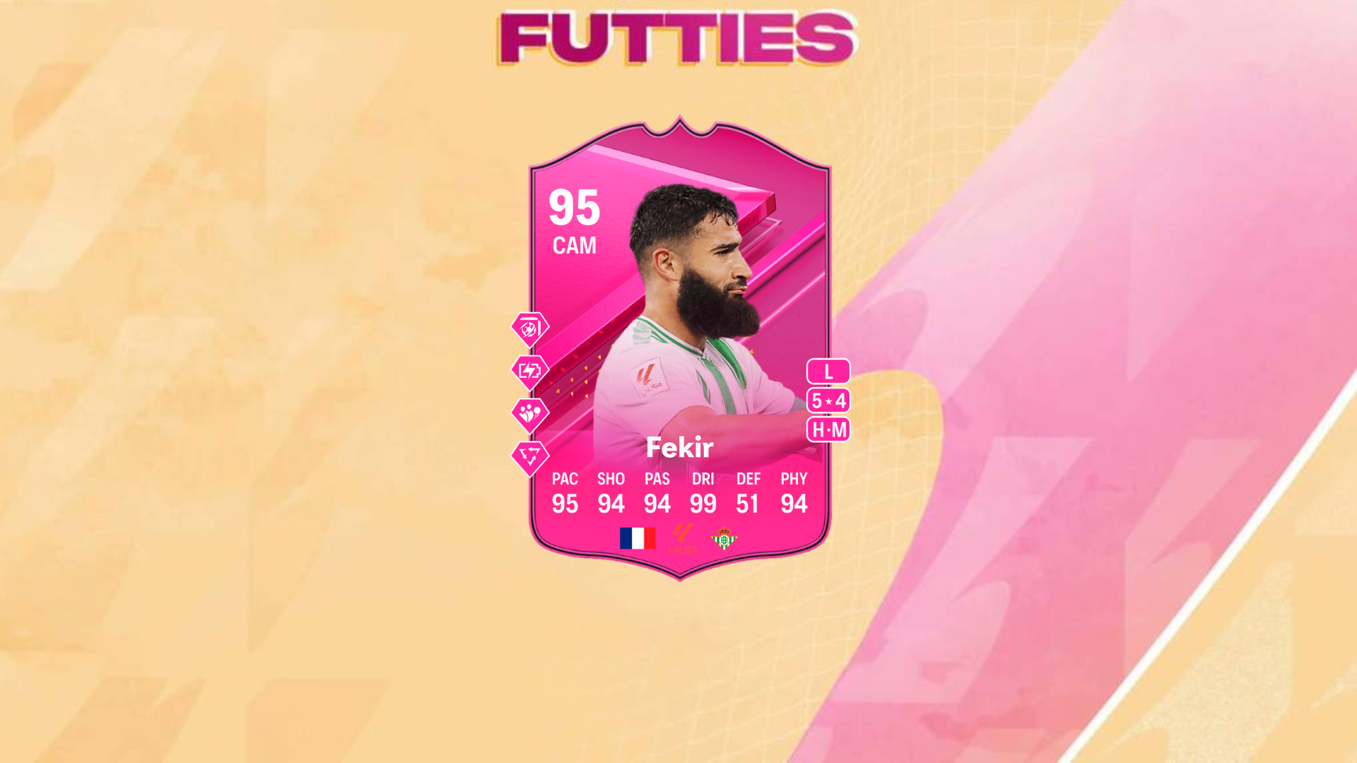 An image of Nabil Fekir FUTTIES SBC solutions in EA FC 24