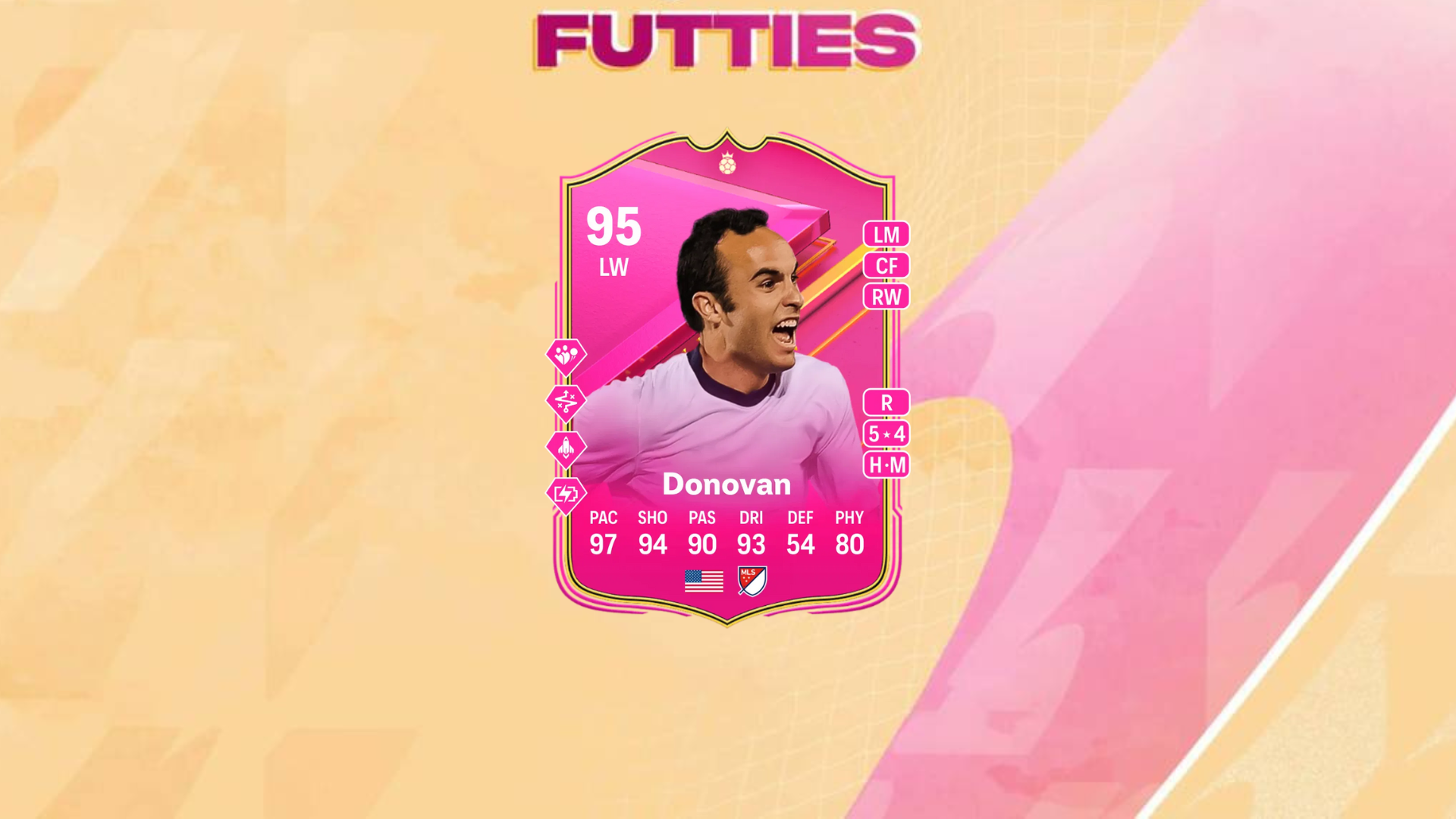 An image of Donovan FUTTIES Hero SBC in EA FC 24