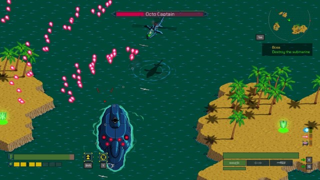 MegaCopter Submarine Boss Battle