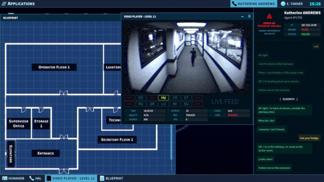 The Operator guidance scene