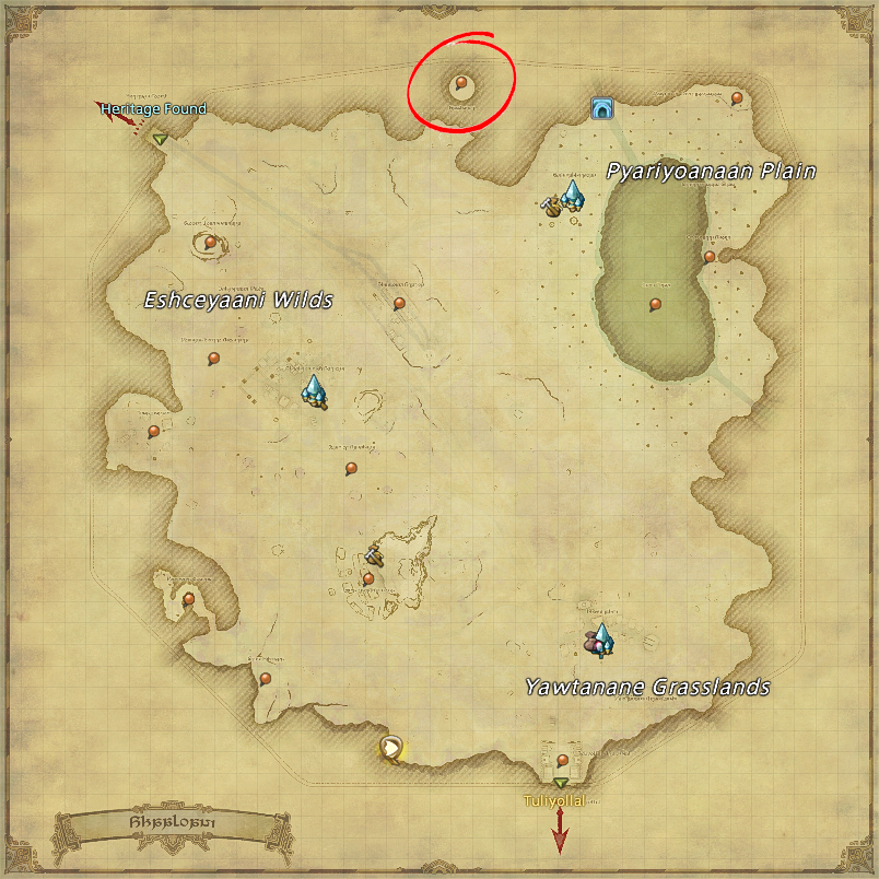 Where The Serpentlord Seethes spawns in Shaaloani, Final Fantasy XIV