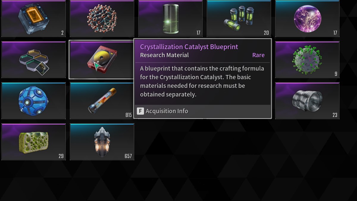 The First Descendant Crystallization Catalyst