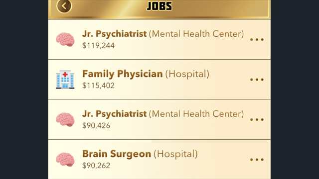 BitLife brain surgeon job