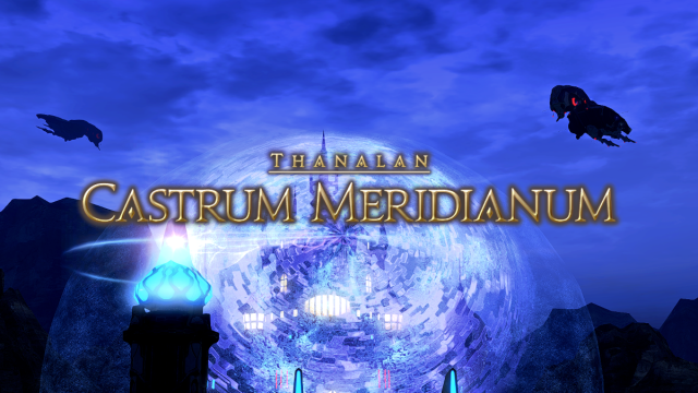 Castrum Meridianum title screen in Final Fantasy XIV