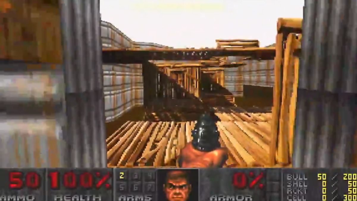 doom 1993 running in fortnite