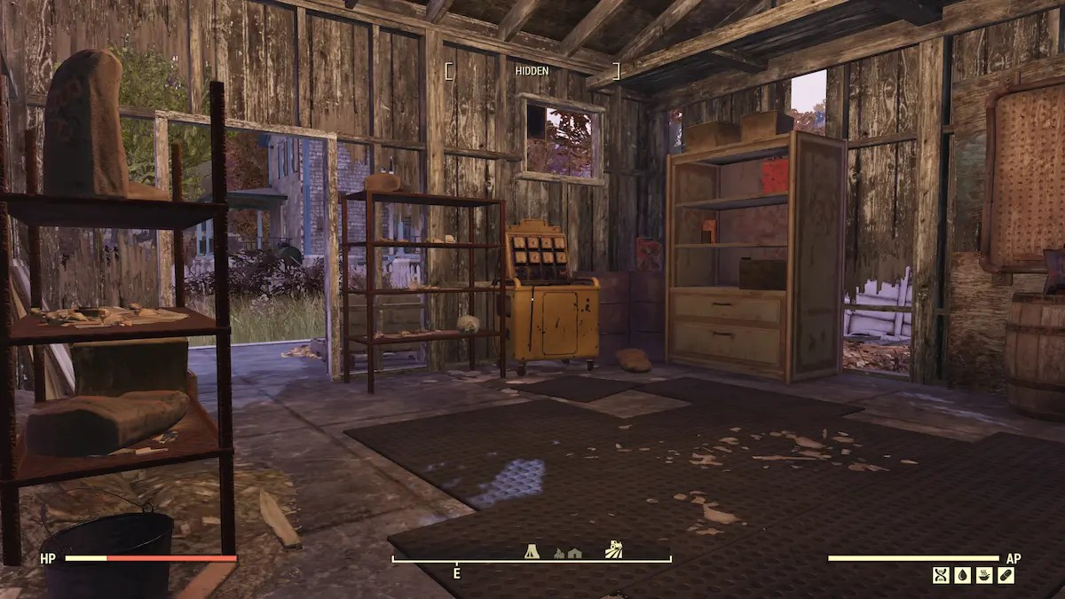 fallout 76 wixon homestead shed with fertilizer