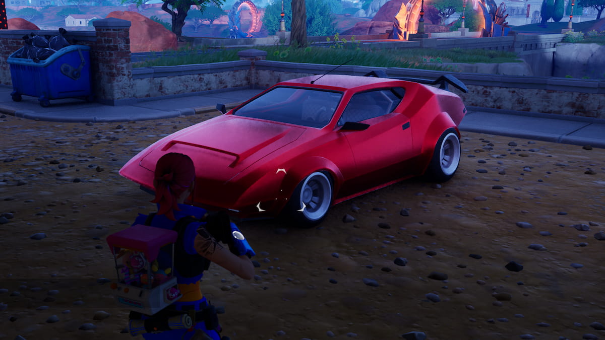 Fortnite Whiplash car for sliding