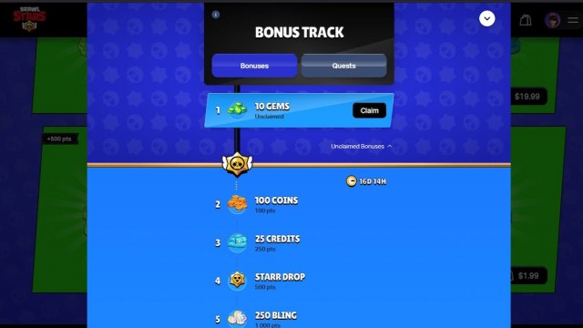 Brawl Stars Bonus Track