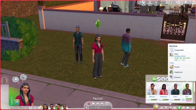 Modifying a relationship in Sims 4 Lovestruck