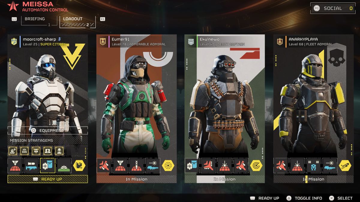 loadout for the grenade launcher in helldivers 2