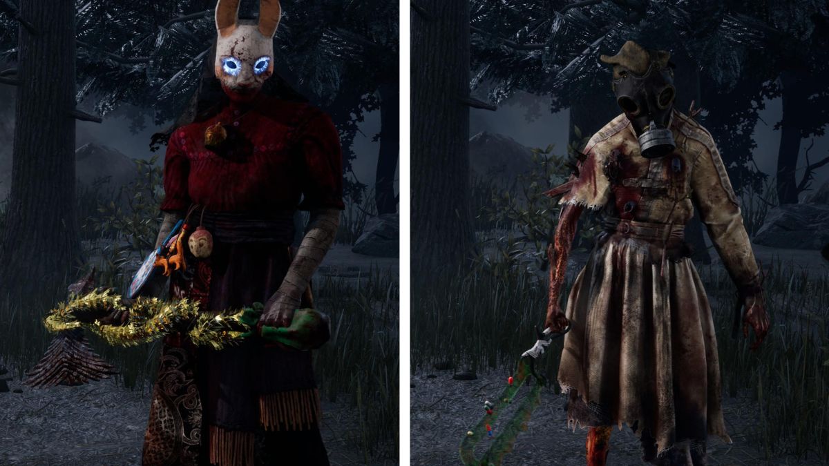 nurse and huntress in dead by daylight 2v8 mode