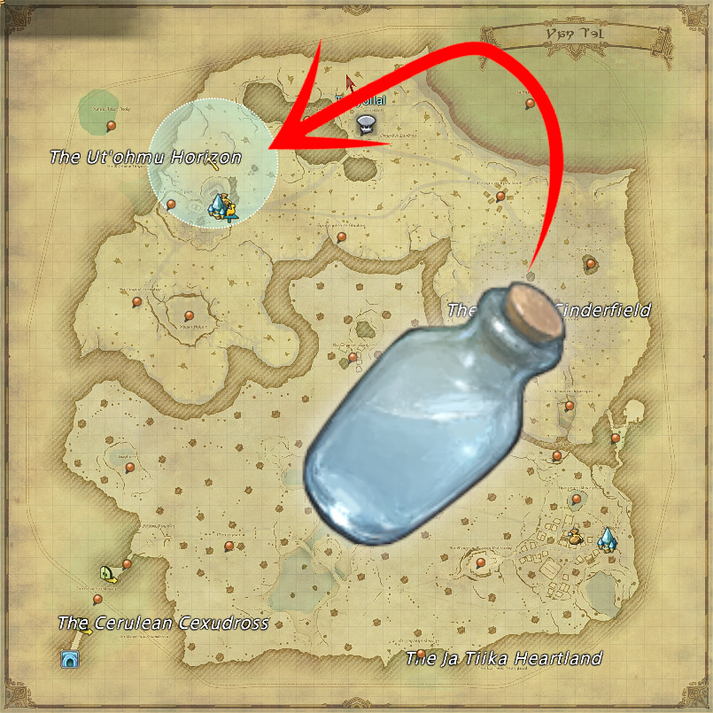 Where to get Yak T'el Spring Water in Final Fantasy XIV