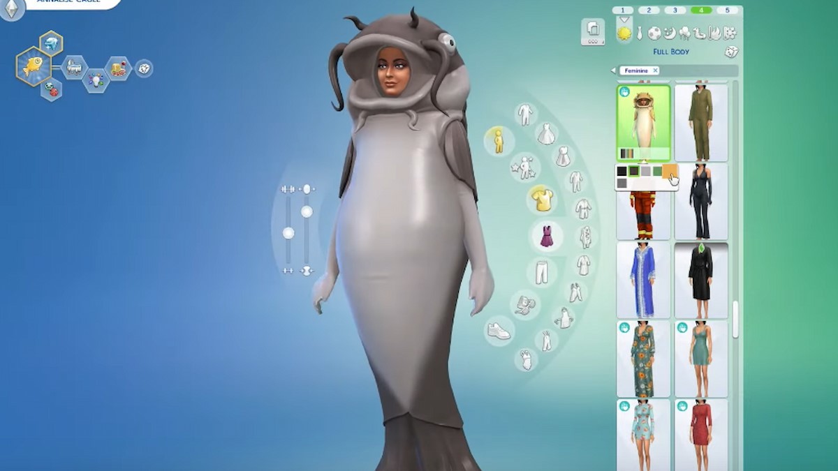 Catfish outfit in Sims 4 Lovestruck