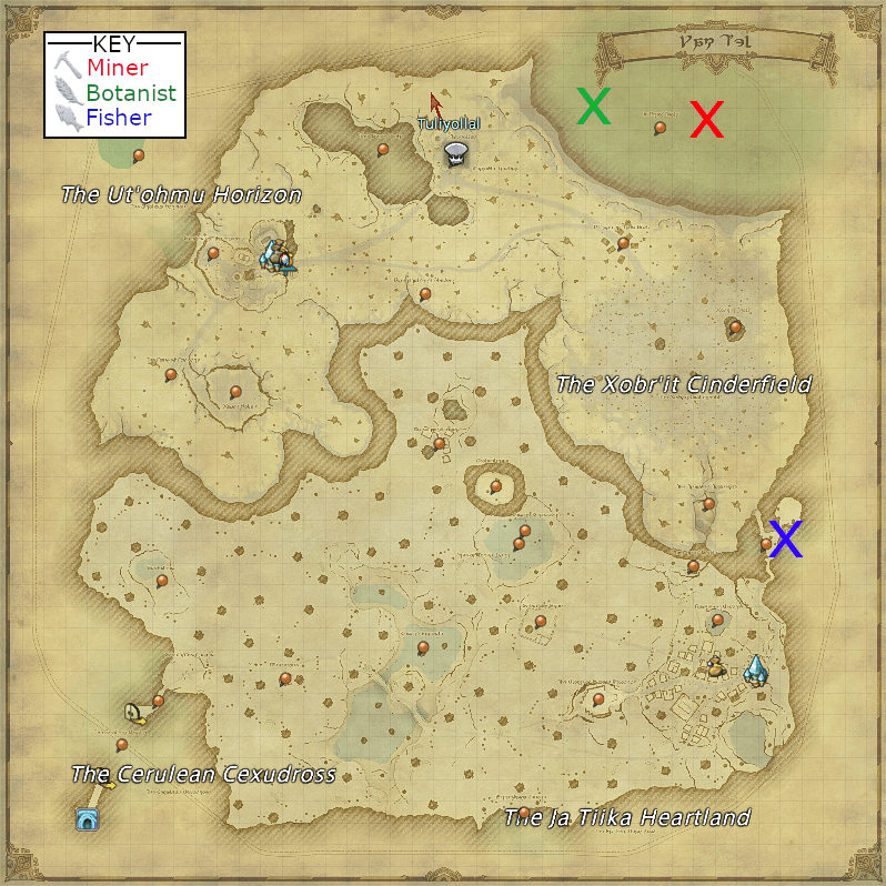 Where to find Timeworn Maps in Yak T'el, Final Fantasy XIV