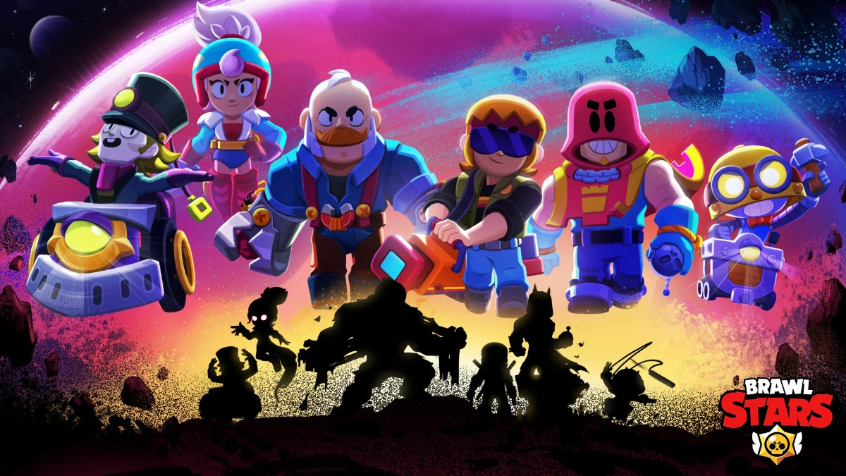 An image of several brawlers in Brawl Stars