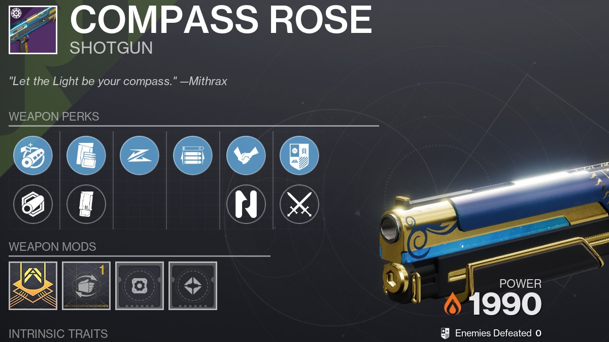 Destiny 2 Compass Rose Example Build