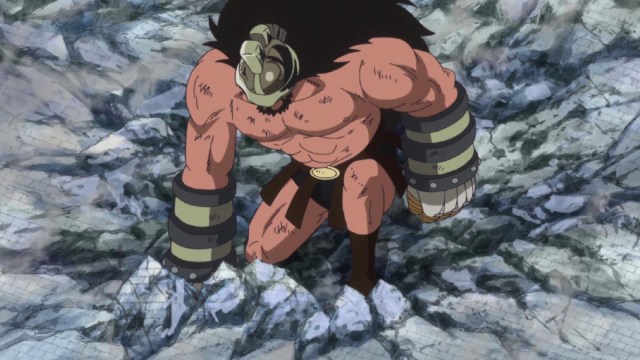 Hajrudin kneeling in One Piece