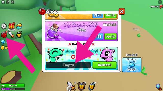 How to redeem codes in My Dragon Tycoon X