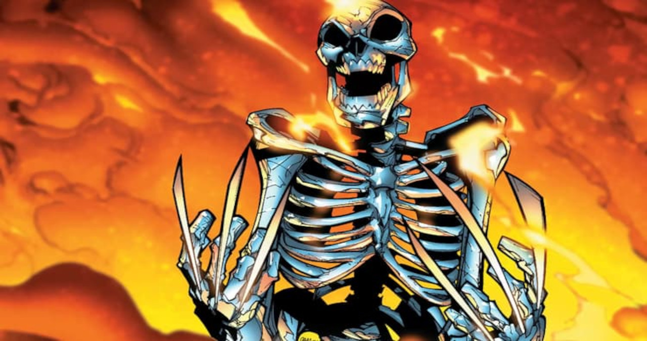 Wolverine's skeleton from the 2017 Logan comic