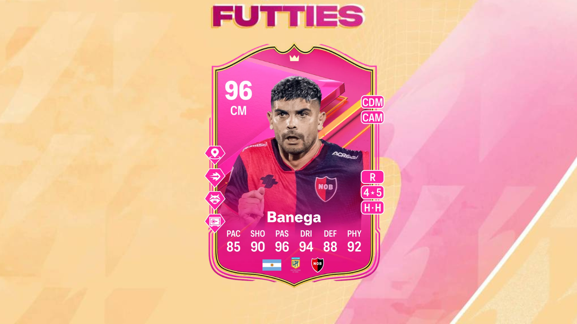 An image of Banega FUTTIES SBC solutions in EA FC 24