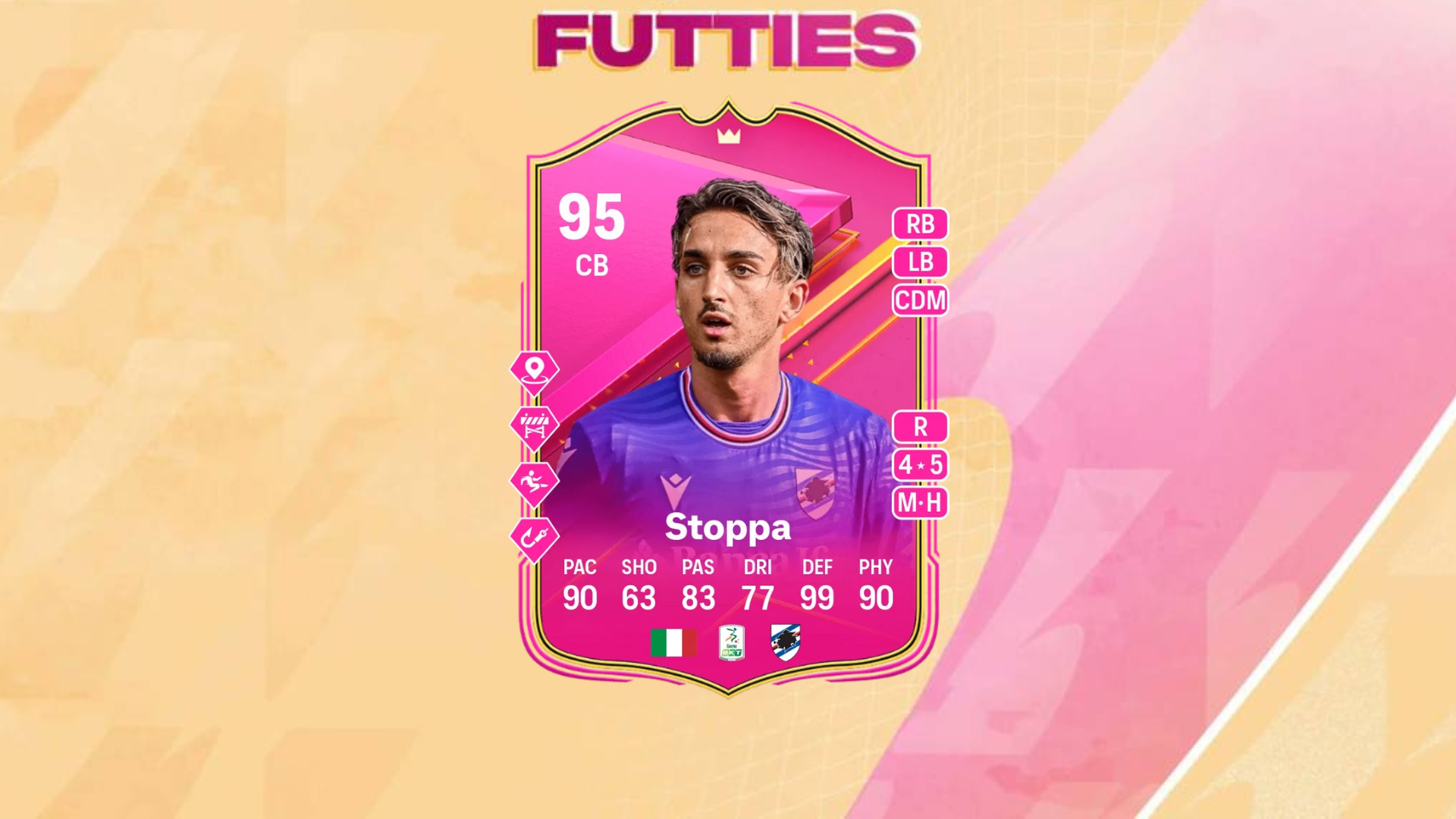 An image of Matteo Stoppa FUTTIES objective in EA FC 24