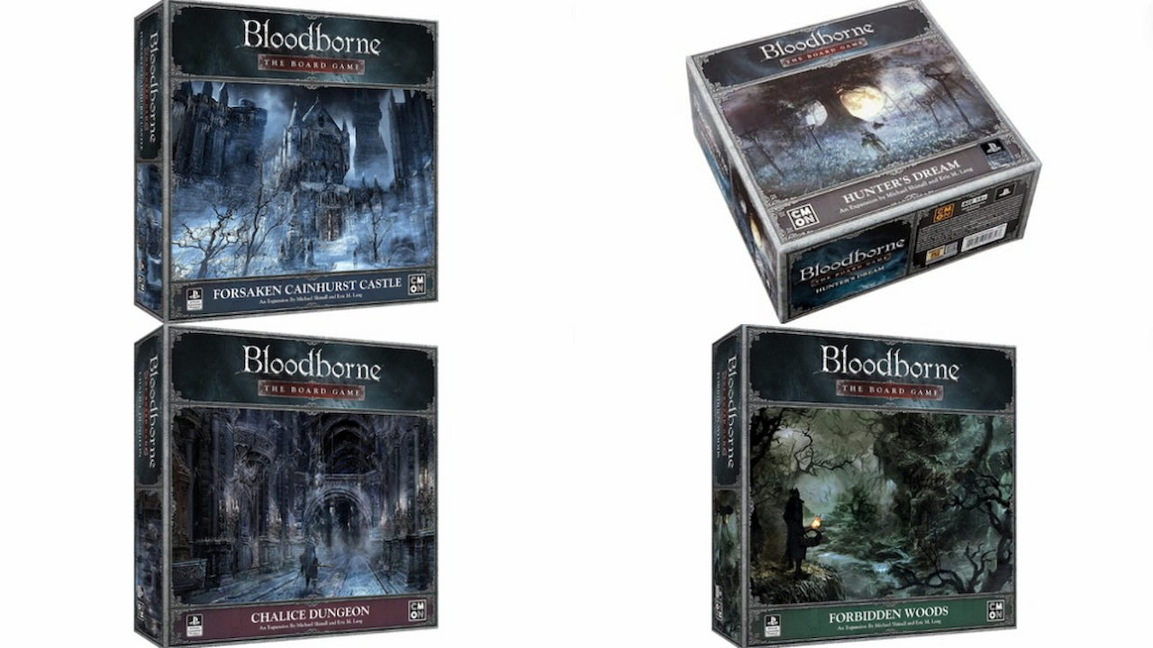 all bloodborne the board game expansions