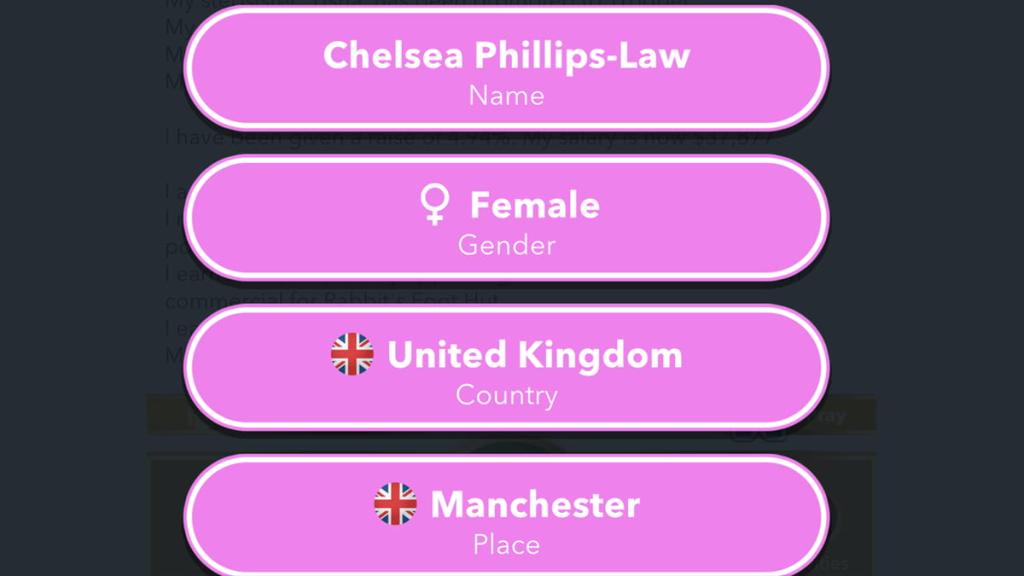 BitLife character born in the United Kingdom