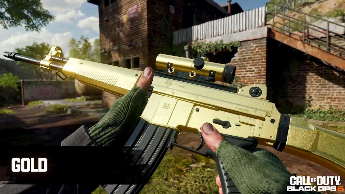 Gold camo in BO6