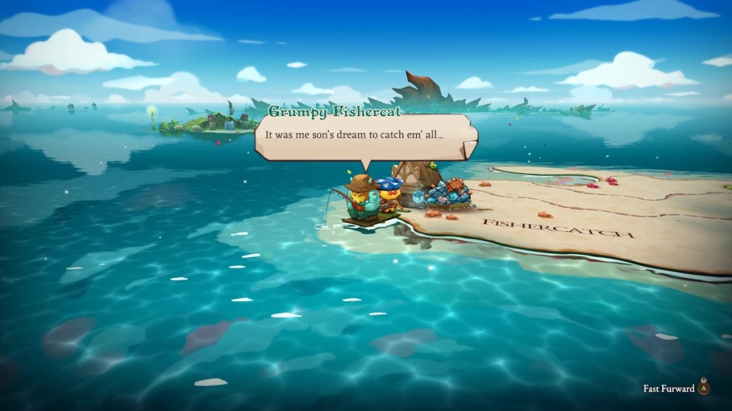 Fursome Four quest in Cat Quest 3 - Grumpy Fishercat 