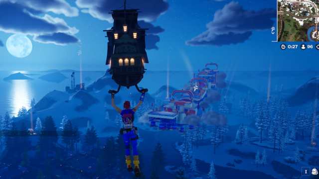 Fortnite Fall Guys event bean idol lights