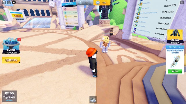 Helper Bot in Roblox The Games event