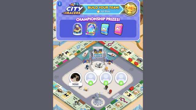 Monopoly GO Wild Sticker as a City Racers reward