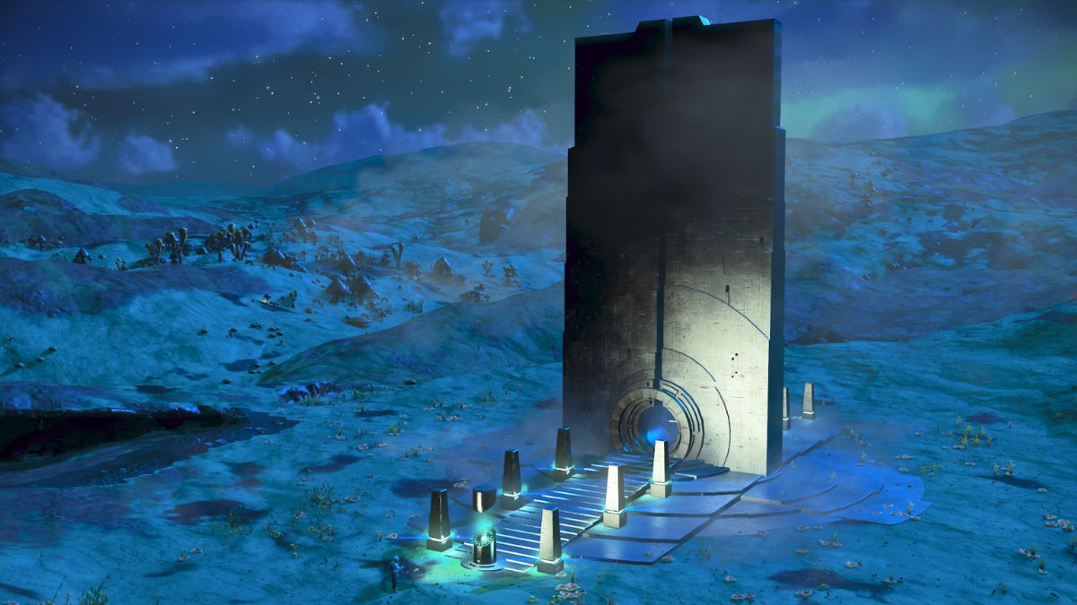 Portal on a No Man's Sky planet