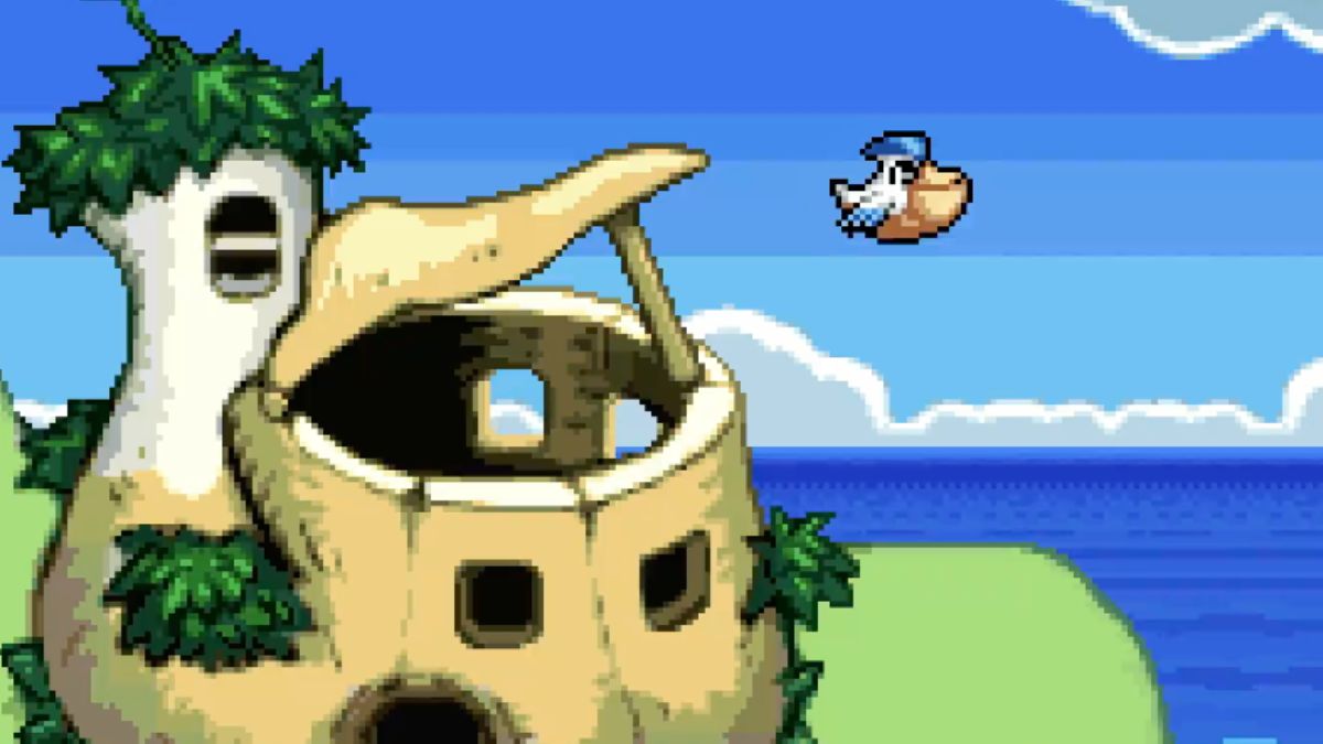 pelican flying in Pokemon Mystery Dungeon- Red Rescue Team